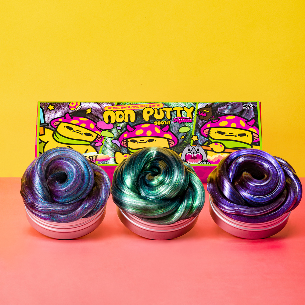 Putty Slime 3 Pack Chameleon Set