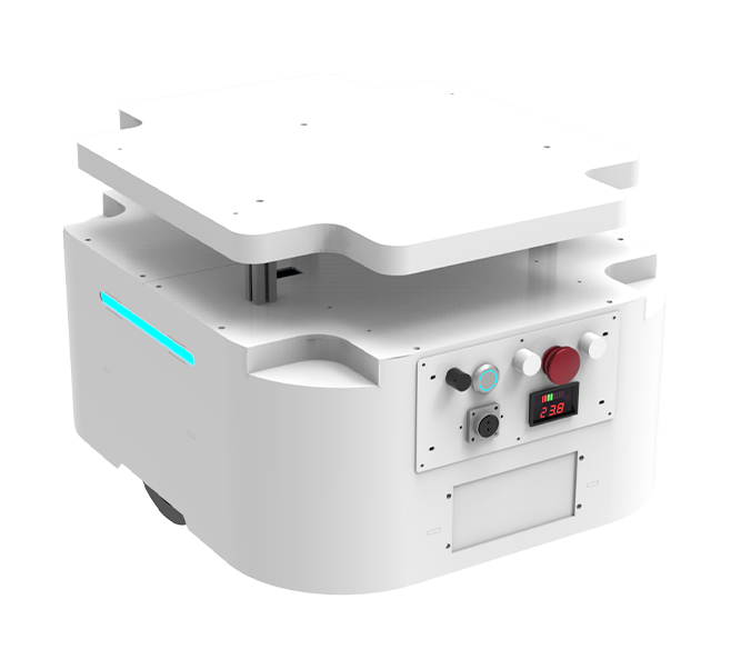 DT-01, Two-Wheel Differential Drive-by-Wire Chassis, Supports ROS & ROS2 Development, Standard RS232/CAN Communication Protocol, Load Capacity of 50 kg, Suitable for Indoor Navigation Development.