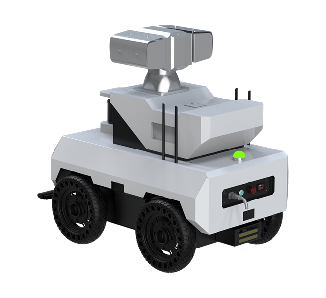 ​​SeaRobot 01,All-Terrain Smart Inspection Robot, Quad-Drive with LiDAR Navigation & PTZ Camera, Featuring Low-Latency HD Transmission, Auto-Recharging & Modular Expansion for Industrial Sites​​