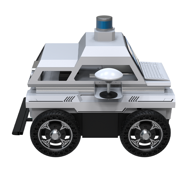 AMR-P1, Autoware Four-Wheeled Differential All-Terrain Research Robot for SLAM Navigation and Multi-Scenario Algorithm Development with Open-Source ROS Control and Modular Extensions