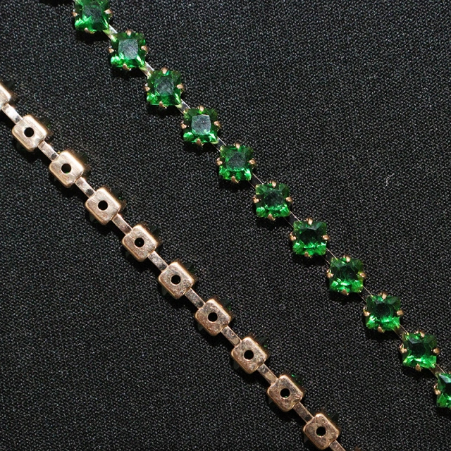 4*4mm Bling Rhinestone Zircon Chain for Jewelry Making Manufacturer