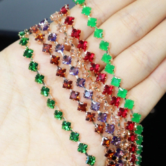 4*4mm Bling Rhinestone Zircon Chain for Jewelry Making Manufacturer