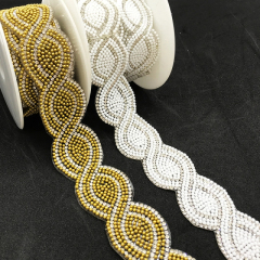 Bling Beaded Rhinestone Ribbon Trim Wholesale