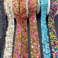 Colorful Resin Diamond Beaded Trim Manufacturer