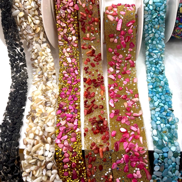 Colorful Resin Diamond Beaded Trim Manufacturer