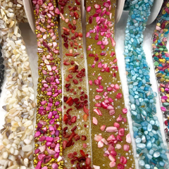 Colorful Resin Diamond Beaded Trim Manufacturer