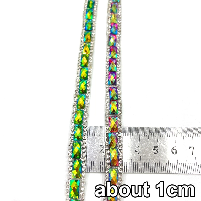 Luxury Rhinestone Applique Trim Iron On Apparel Exporter