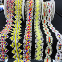 Multi Types Diamante Trims Stones Crystal Iron On Clothing Supplier