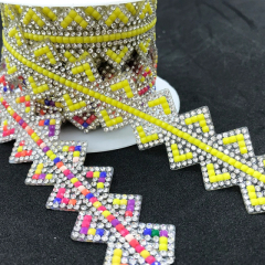 Multi Types Diamante Trims Stones Crystal Iron On Clothing Supplier