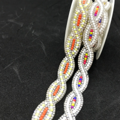 Multi Types Diamante Trims Stones Crystal Iron On Clothing Supplier