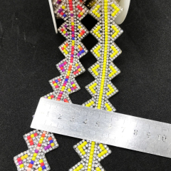 Multi Types Diamante Trims Stones Crystal Iron On Clothing Supplier