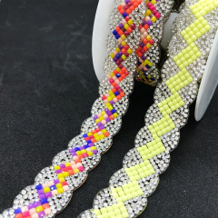 Multi Types Diamante Trims Stones Crystal Iron On Clothing Supplier
