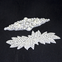 Pearl Beaded Crystal Applique Supplier