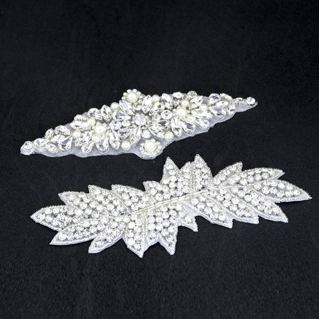 Pearl Beaded Crystal Applique Supplier