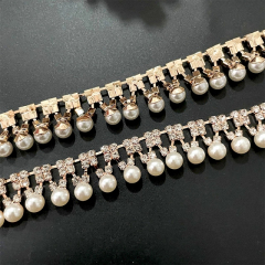 Pearl Pendant Rhinestone Chain Supplier