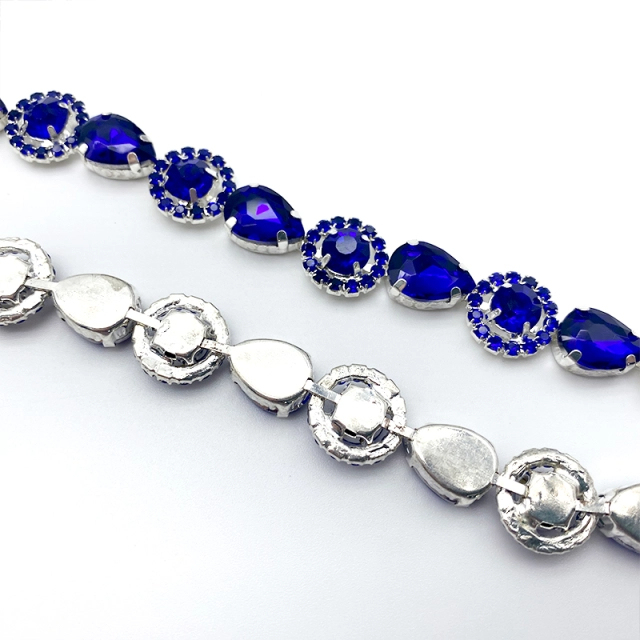 Solid Color Rhinestone Cup Chain Custom