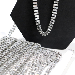 Square Shaped Crystal Cup Chain Manufacturer