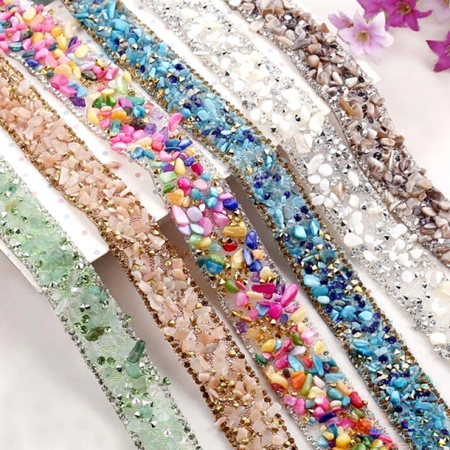 Self Adhesive Crystal Resin Ribbon Trimming Wholesale