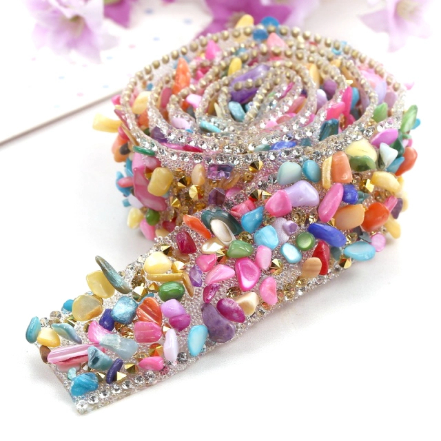Self Adhesive Crystal Resin Ribbon Trimming Wholesale