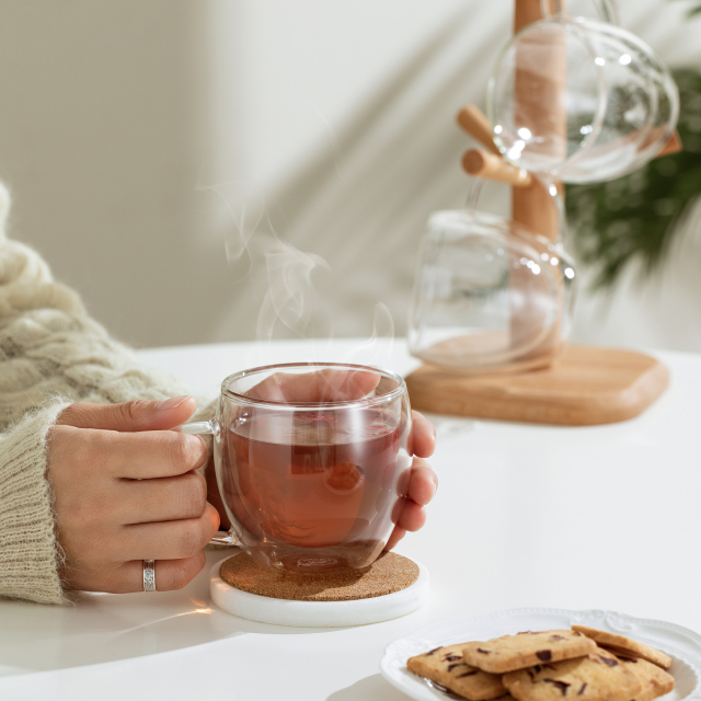 Double Wall Insulated Glass Mugs - 150ml (B43) & 250ml (B42) &350ml (B50) | GnGlass