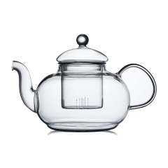 Classic Glass Teapot with All-Glass Infuser - 3 Sizes (H1, H3, H8)