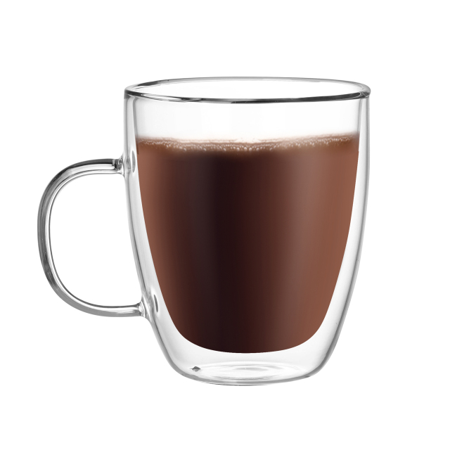 CnGlass- Double Wall Insulated Glass Coffee Mugs