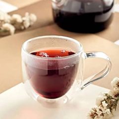 Classic Glass Mug with Handle - 280ml (B10) | GnGlass