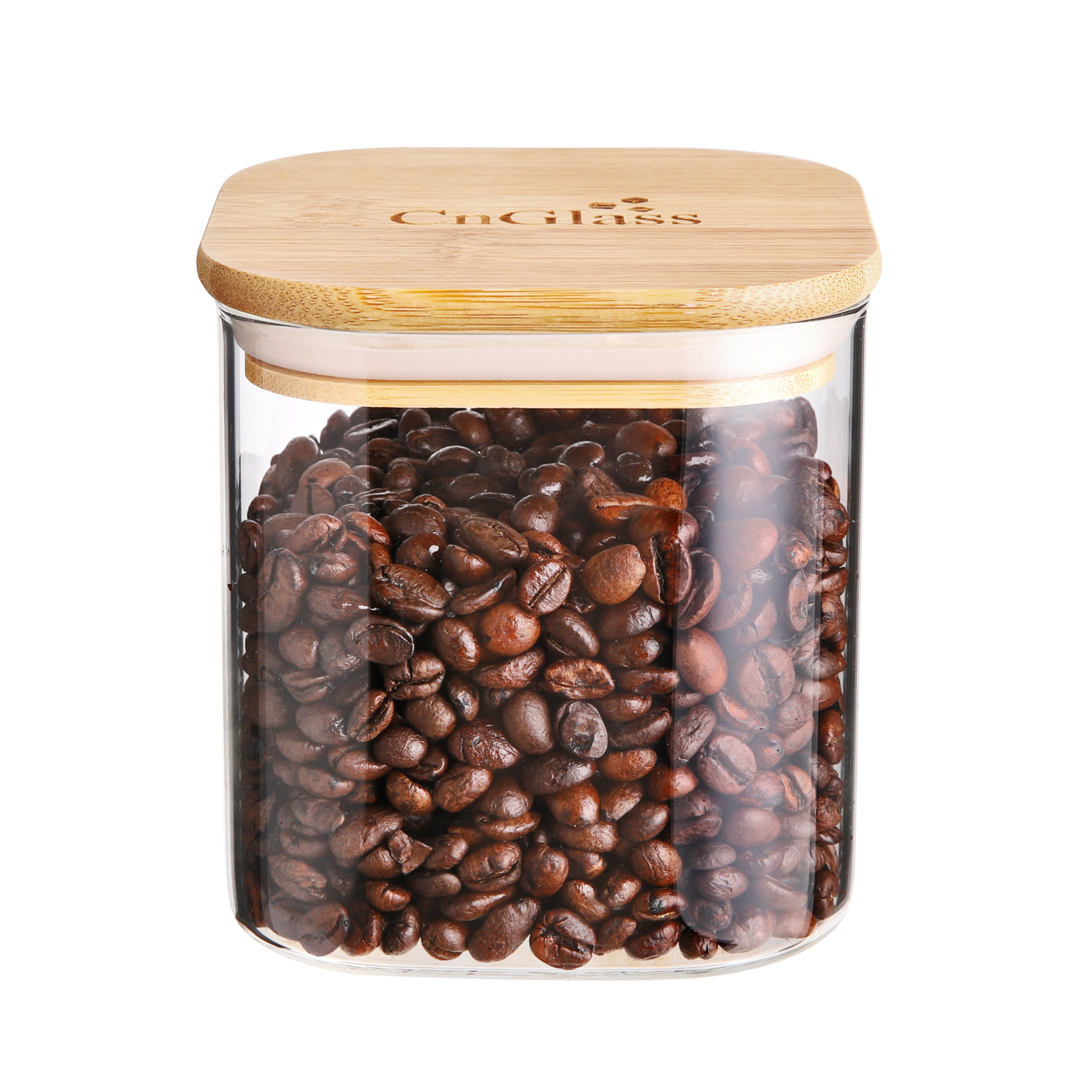 Airtight Glass Storage Jars with Bamboo Lid - 4 Sizes (700ml to 2100ml) | GnGlass