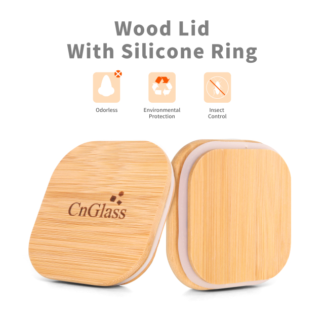 Airtight Glass Storage Jars with Bamboo Lid - 4 Sizes (700ml to 2100ml) | GnGlass