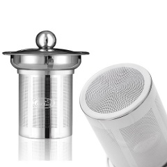 Large Glass Teapot with Stainless Steel Lid & Infuser - 1200ml (H11) | GnGlass