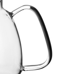 Большой стеклянный чайник с крышкой и фильтром из нержавеющей стали - 1100мл (H22) | GnGlass