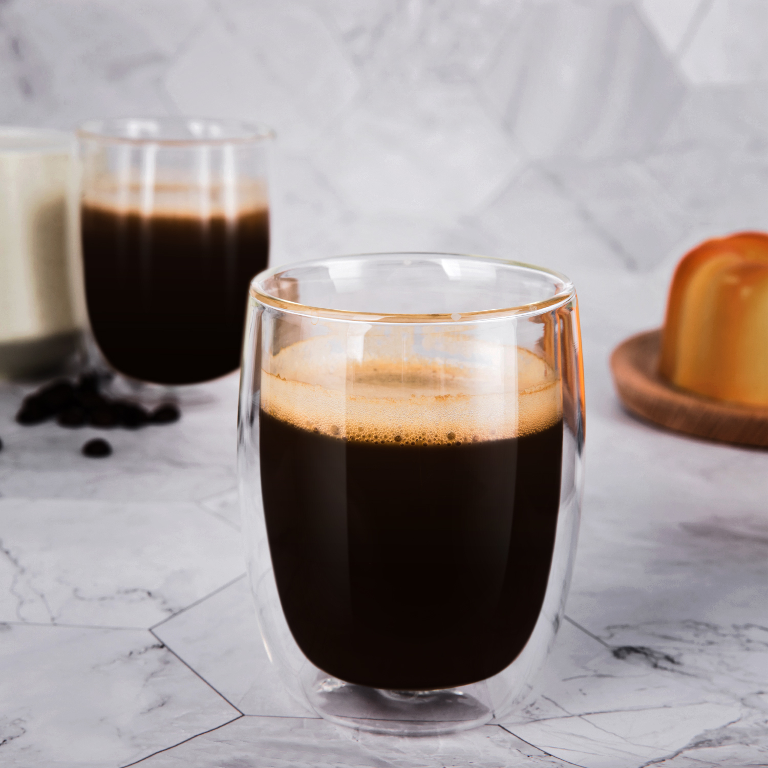 Curved Glass Tumbler without Handle - 250ml (B21) | GnGlass
