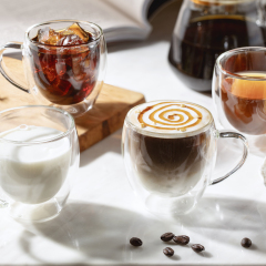 Double Wall Insulated Glass Mugs - 150ml (B43) & 250ml (B42) &350ml (B50) | GnGlass