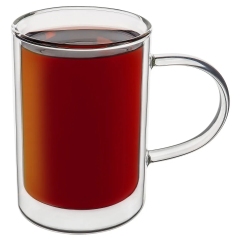 Double Wall Insulated Glass Mug – 380ml /13oz（ B30) | CnGlass