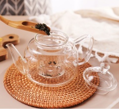 All-Glass Teapot with Removable Filter & Lid – 600ml / 20.3oz (H13) | GnGlass