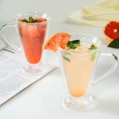 Double Wall Insulated Espresso Glass Mug – 350ml /11.8oz (B44) | CnGlass