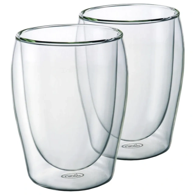 Ergonomisches Glas mit geschwungenem Design – 300ml (B7) | CnGlass