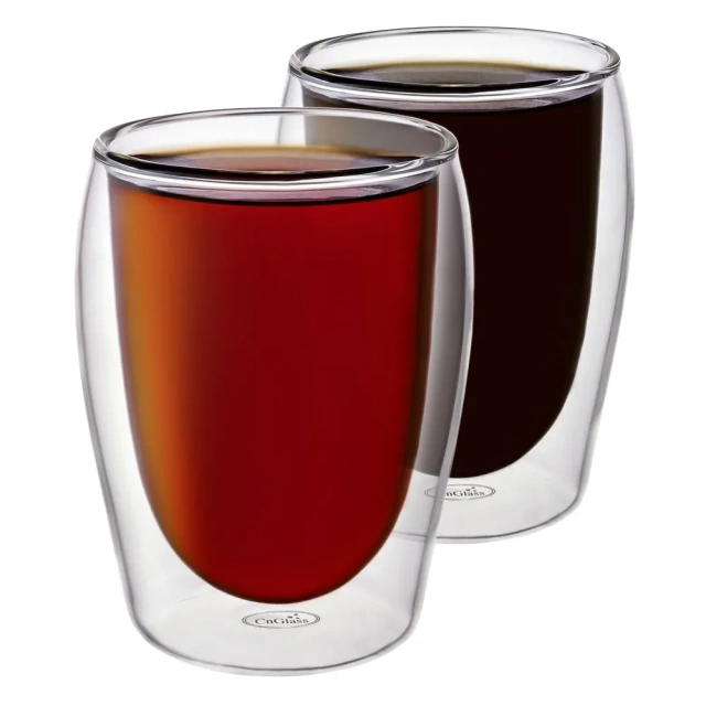 Ergonomisches Glas mit geschwungenem Design – 300ml (B7) | CnGlass