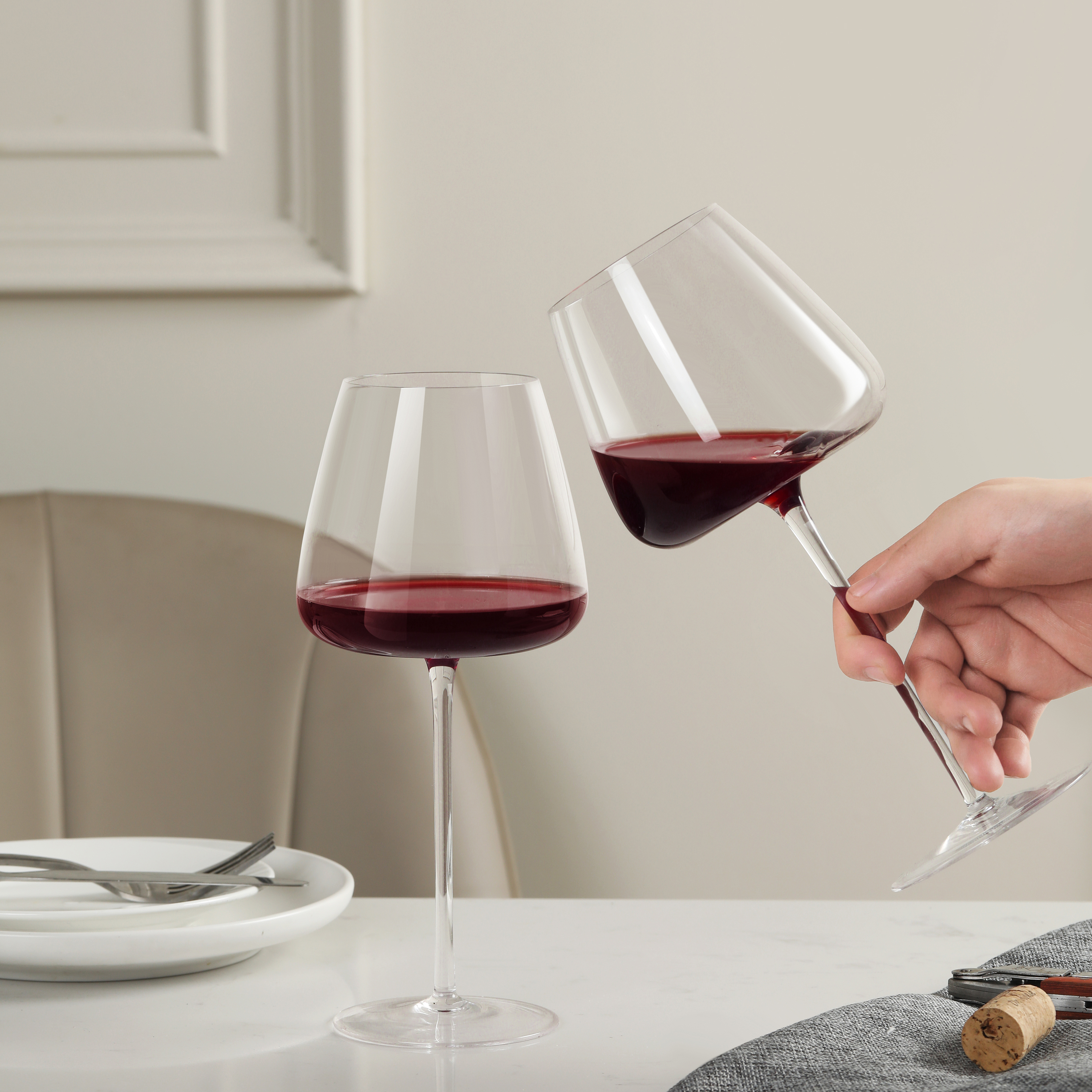Crystal Stem Wine Glass – 450ml / 18oz | CnGlass