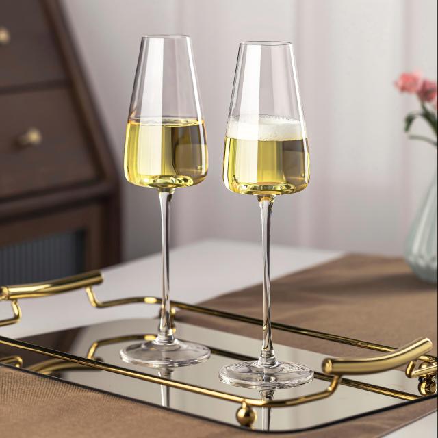 Stemmed Crystal Champagne Flute – 270ml / 9oz | CnGlass