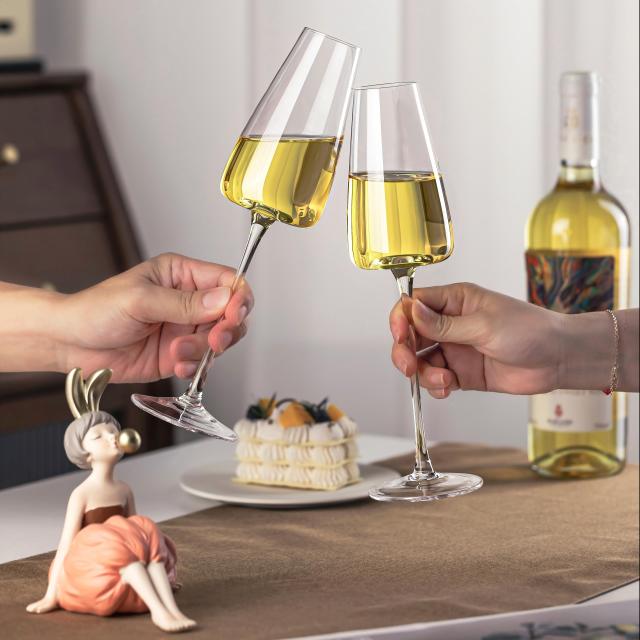 Stemmed Crystal Champagne Flute – 270ml / 9oz | CnGlass