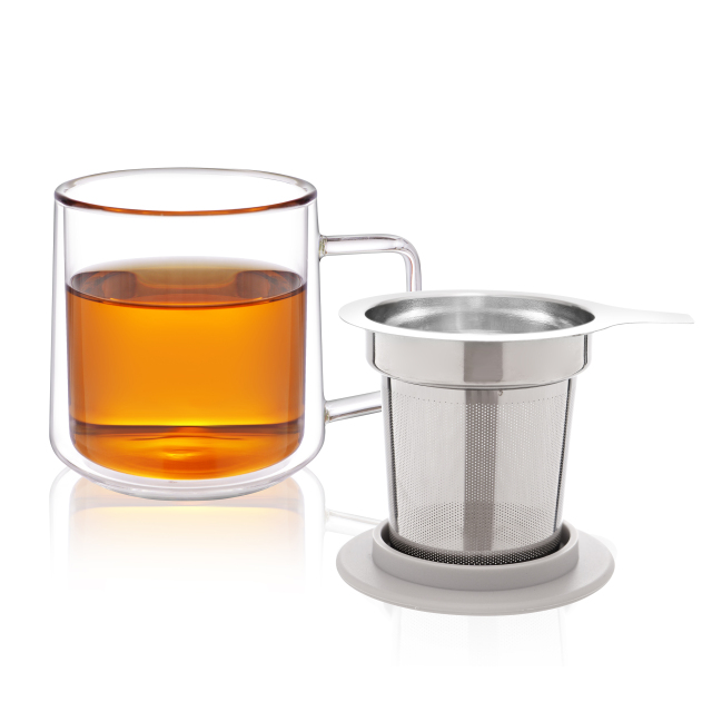 двустенная стеклянная кружка CnGlass