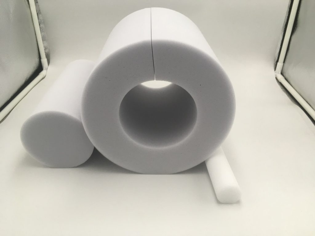 Isolamento de tubos com espuma de melamina