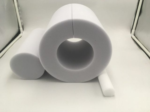 Isolamento de tubos com espuma de melamina