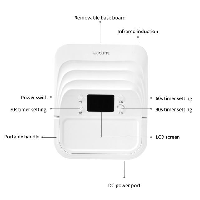 Q10 Rechargeable Portable Nail Lamp