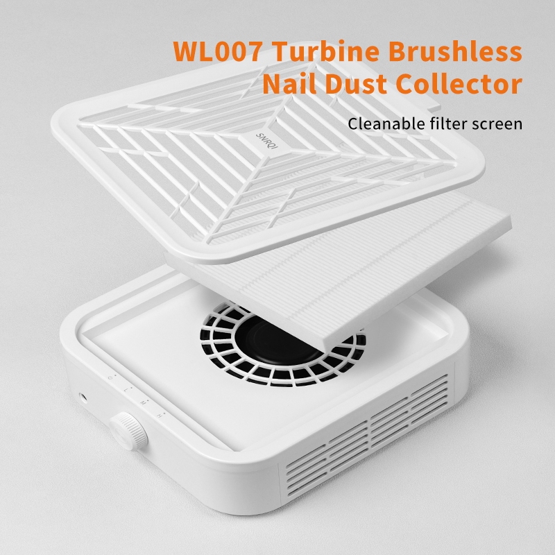 WL007 Turbine Brushless Nail Dust Collector