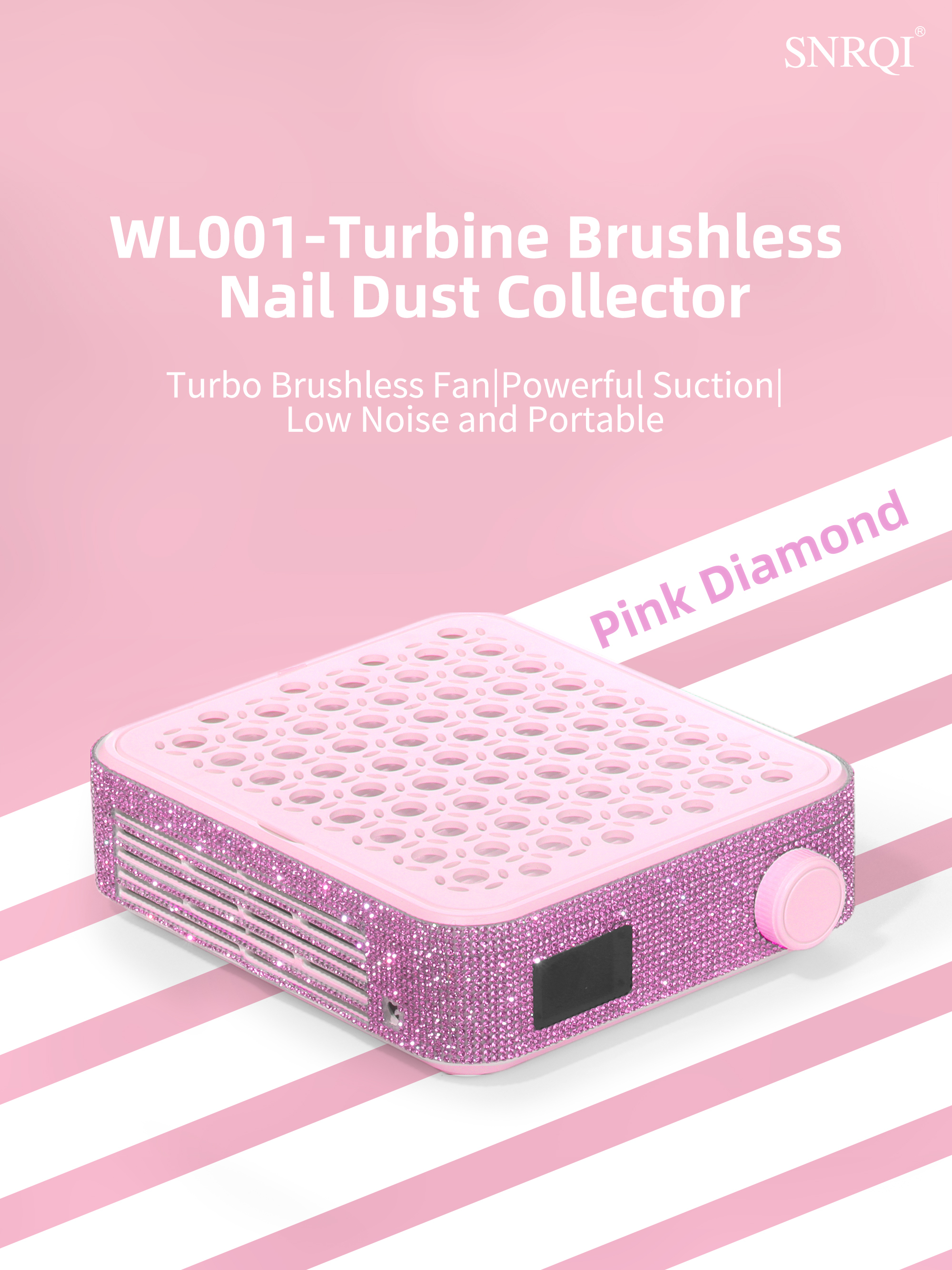 WL001 Turbine Brushless Nail Dust Collector