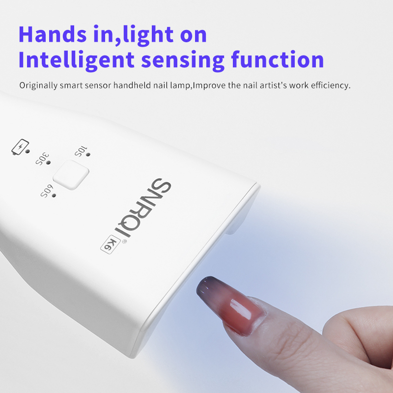 K6 Rechargeable Nail Lamp