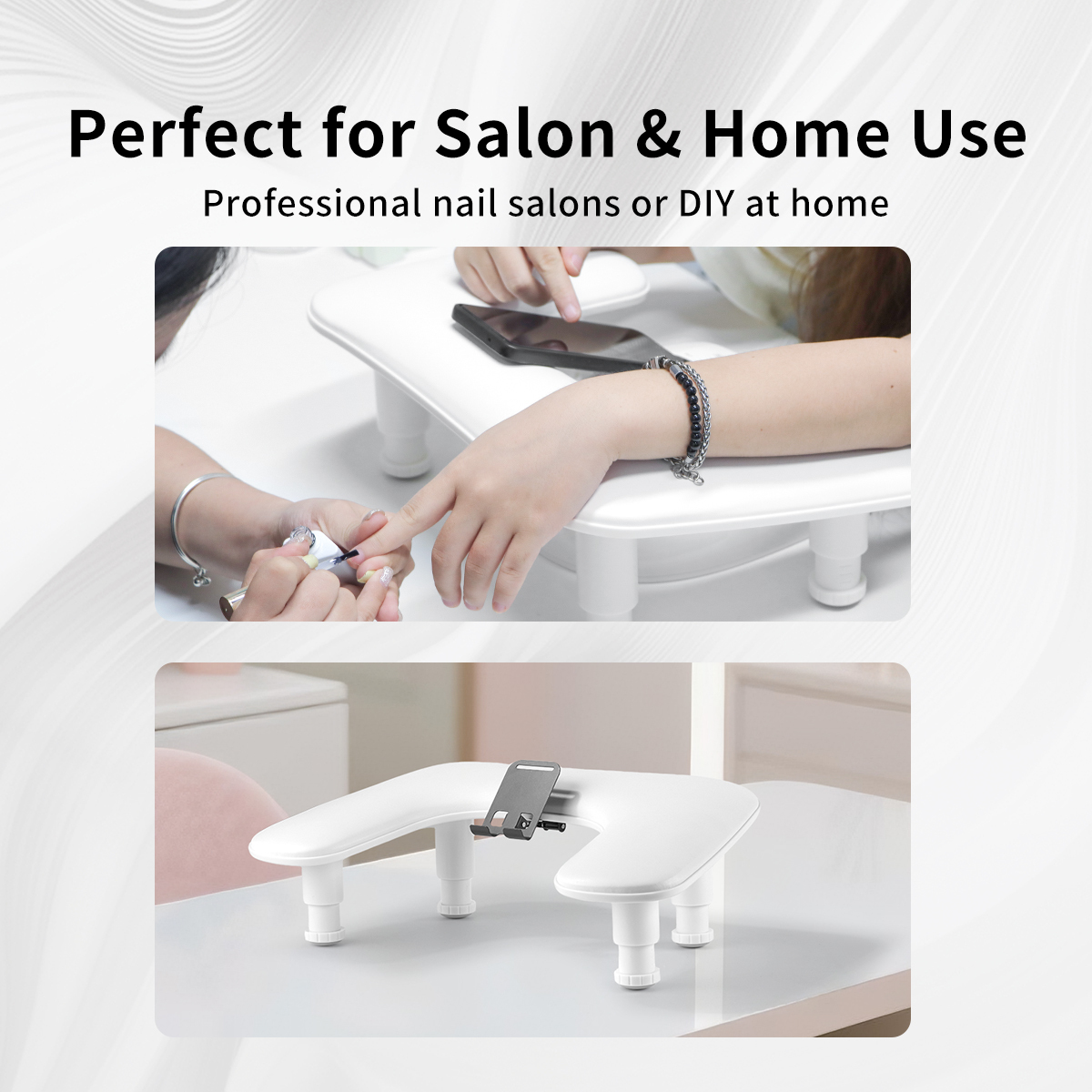 U2 Adjustable Height Armrest Pillow + Phone Holder