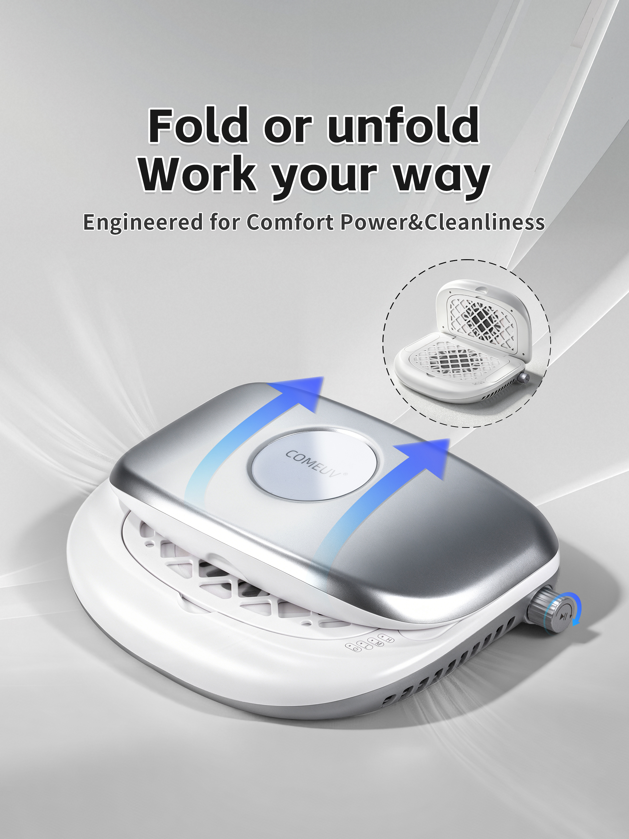 L60 Foldable Nail Dust Collector